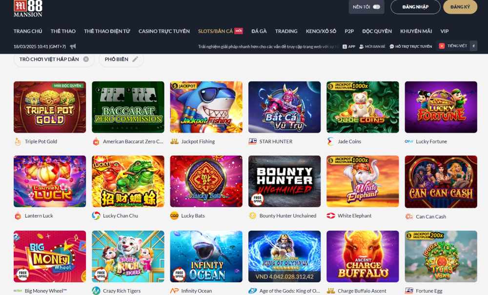 slot bắn cá