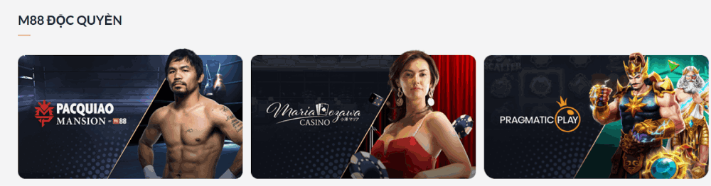 sảnh chơi độc quyền M88