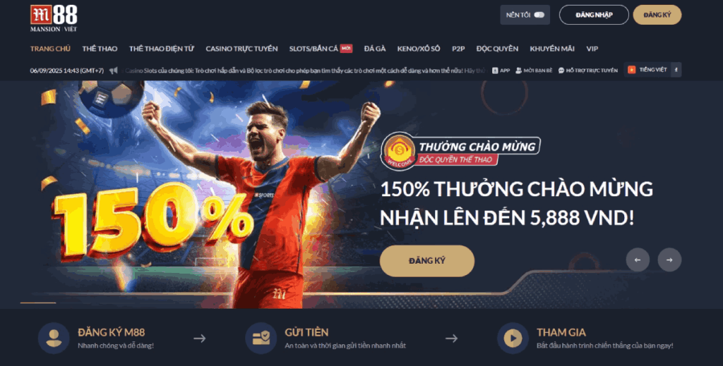 khuyến mãi chào mừng M88