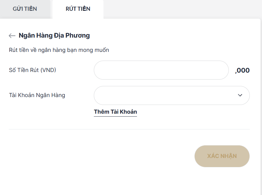 cung cấp thông tin rút tiền M88