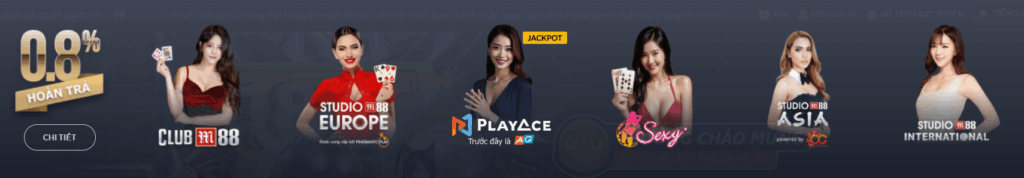 M88 Casino trực tuyến