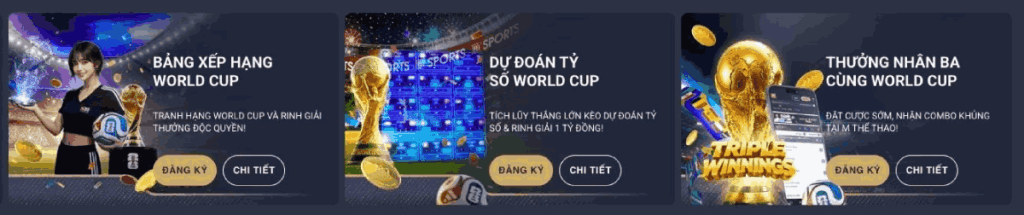 các khuyến mãi World Cup 2026