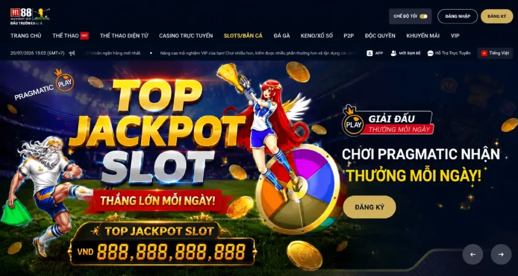 top jackpot slot M88